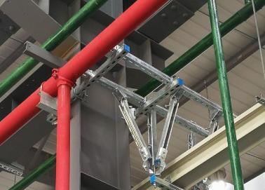 宿城该抗震支架的整体式支吊架结构协调性好